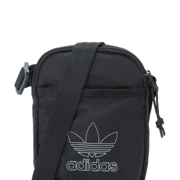 ADIDAS ORIGINALS Geantă de umăr 'Adicolor Festival'  negru / alb