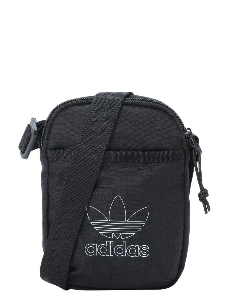 ADIDAS ORIGINALS Geantă de umăr 'Adicolor Festival'  negru / alb