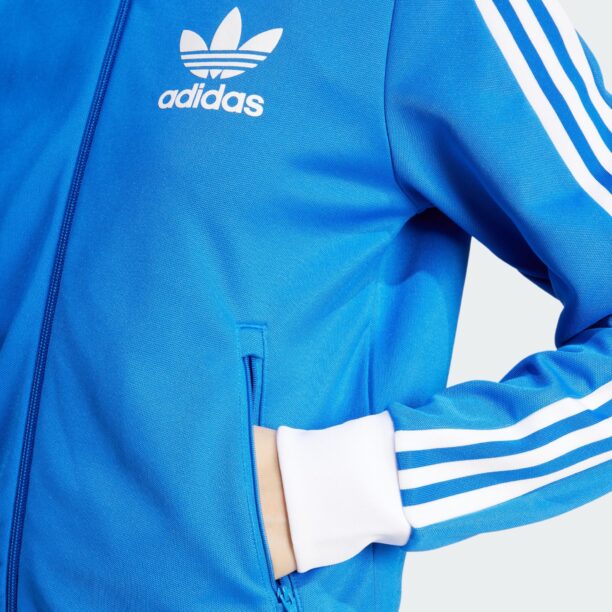 ADIDAS ORIGINALS Hanorac 'Beckenbauer'  azur / alb preţ