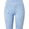 ADIDAS ORIGINALS Leggings 'Marble Print Bike'  albastru / albastru deschis