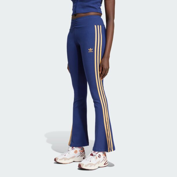 ADIDAS ORIGINALS Leggings  albastru închis / auriu