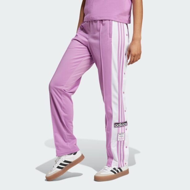 ADIDAS ORIGINALS Pantaloni 'Adibreak'  mov prună / alb