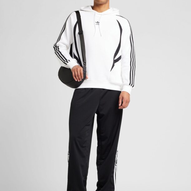 ADIDAS ORIGINALS Pantaloni 'Adibreak'  negru / alb