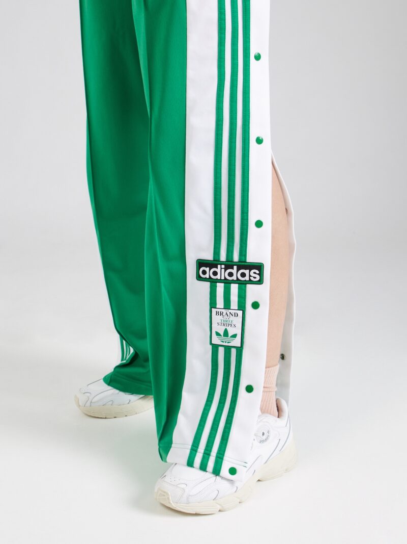 Preţ ADIDAS ORIGINALS Pantaloni 'Adibreak'  verde / negru / alb