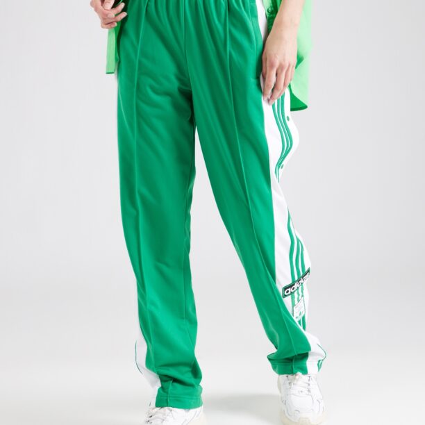 ADIDAS ORIGINALS Pantaloni 'Adibreak'  verde / negru / alb