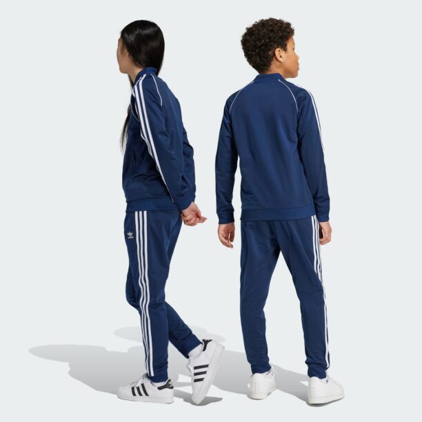 ADIDAS ORIGINALS Pantaloni 'Adicolor'  albastru închis / alb preţ