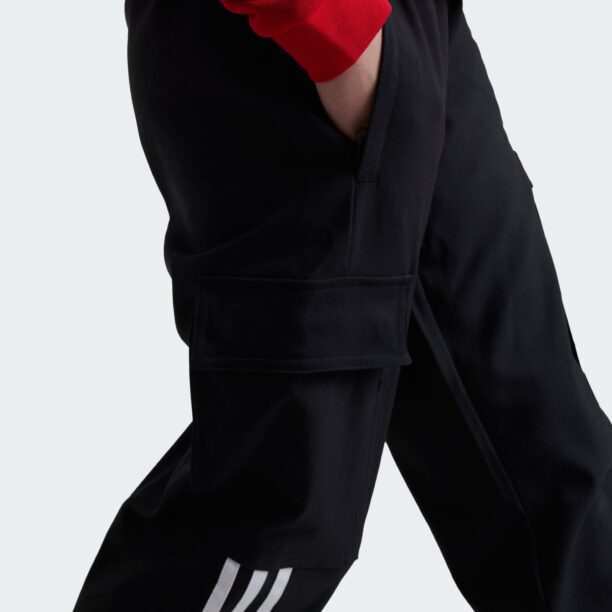 ADIDAS ORIGINALS Pantaloni 'Adicolor'  negru / alb preţ