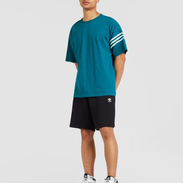 ADIDAS ORIGINALS Pantaloni 'Essentials'  negru / alb