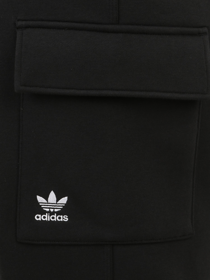 ADIDAS ORIGINALS Pantaloni cu buzunare 'Ess'  negru / alb preţ