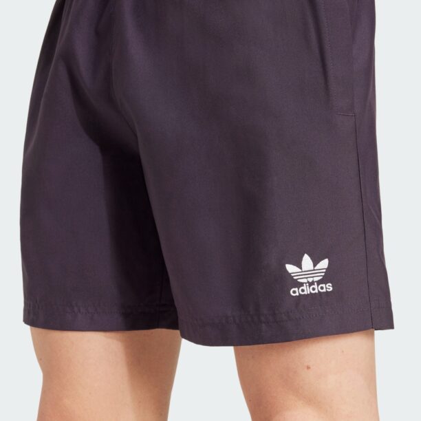 Cumpăra ADIDAS ORIGINALS Pantaloni de baie 'Adicolor Essentials'  mov prună / alb