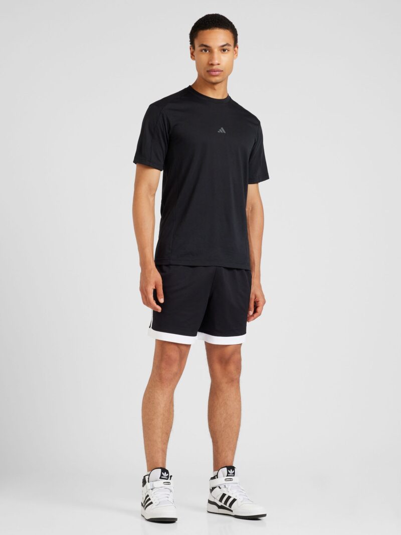 ADIDAS ORIGINALS Pantaloni sport 'Mock Eyelet'  negru / alb preţ