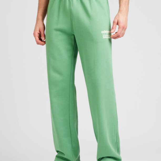 ADIDAS ORIGINALS Pantaloni  verde deschis / alb