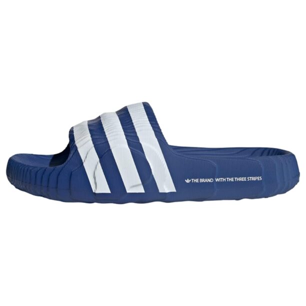 ADIDAS ORIGINALS Saboți 'Adilette 22'  albastru închis / alb