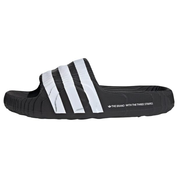 ADIDAS ORIGINALS Saboți 'Adilette 22'  negru / alb