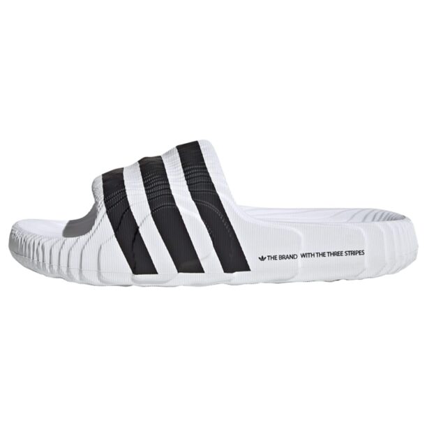 ADIDAS ORIGINALS Saboți 'Adilette 22'  negru / alb