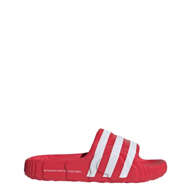 ADIDAS ORIGINALS Saboți 'Adilette 22'  roșu / alb