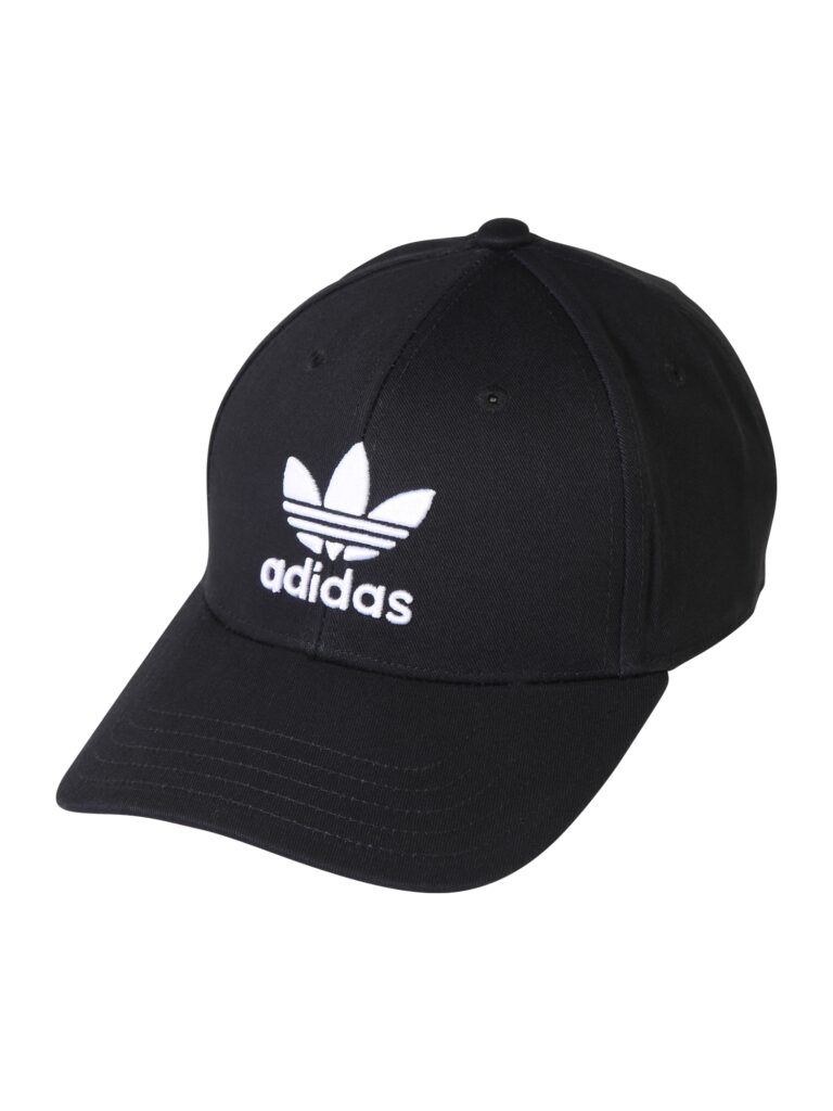 ADIDAS ORIGINALS Șapcă 'Trefoil'  negru / alb