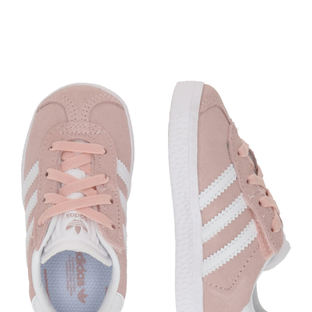 ADIDAS ORIGINALS Sneaker 'GAZELLE'  auriu / roz pal / alb