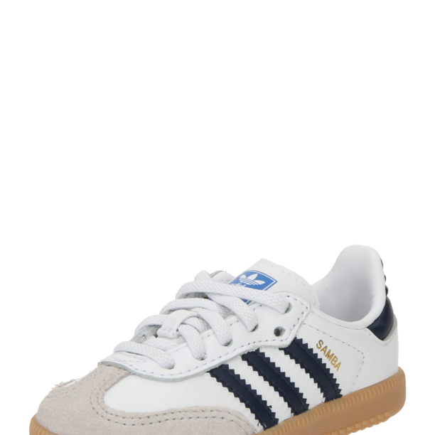 ADIDAS ORIGINALS Sneaker 'SAMBA'  bleumarin / auriu / gri deschis / alb