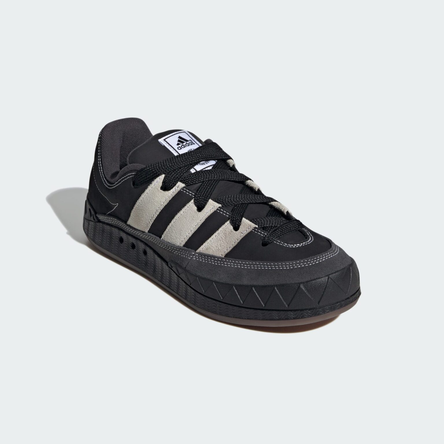 Preţ ADIDAS ORIGINALS Sneaker low 'Adimatic'  negru / alb natural