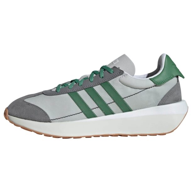 ADIDAS ORIGINALS Sneaker low 'Country XLG'  gri / gri închis / verde smarald