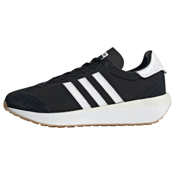 ADIDAS ORIGINALS Sneaker low 'Country'  negru / alb