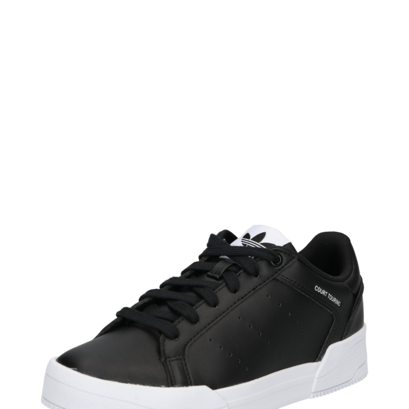 ADIDAS ORIGINALS Sneaker low 'Court Tourino'  negru / alb