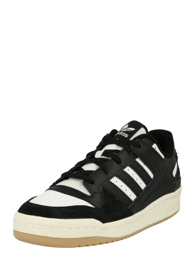 ADIDAS ORIGINALS Sneaker low 'Forum'  negru / alb