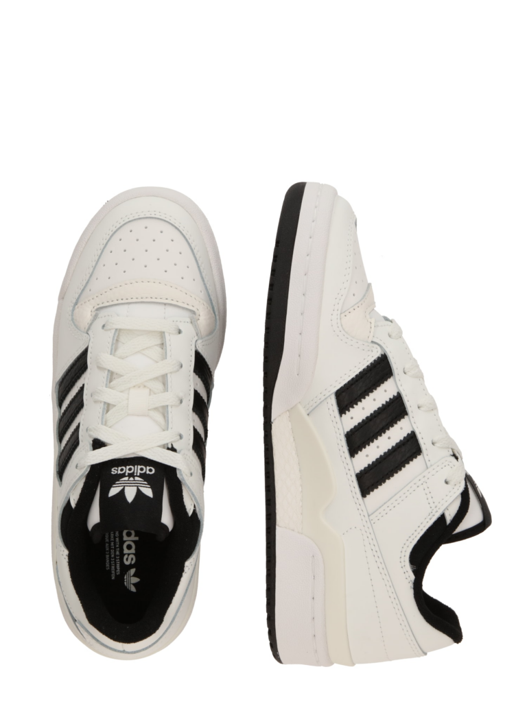 ADIDAS ORIGINALS Sneaker low 'Forum'  negru / alb