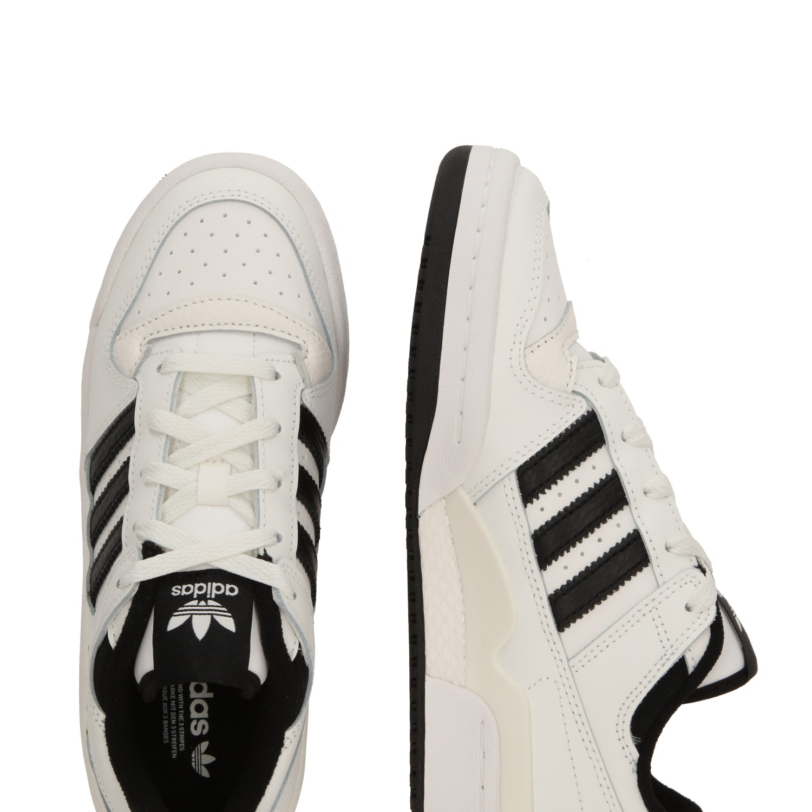 ADIDAS ORIGINALS Sneaker low 'Forum'  negru / alb