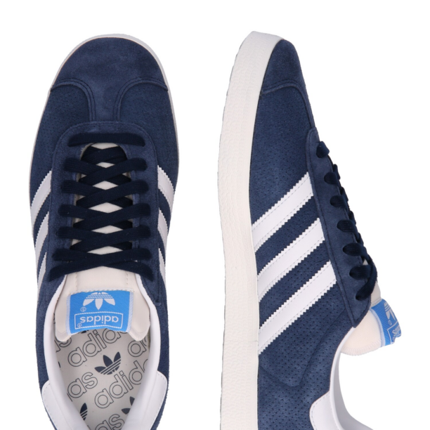 ADIDAS ORIGINALS Sneaker low 'GAZELLE'  bleumarin / alb