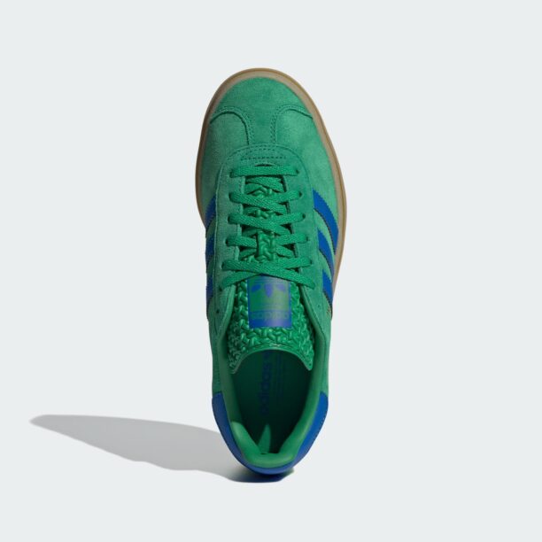 ADIDAS ORIGINALS Sneaker low 'Gazelle Bold'  albastru / auriu / verde preţ