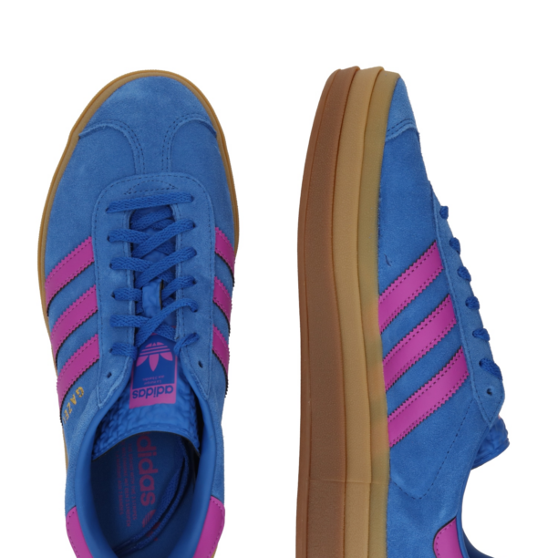 ADIDAS ORIGINALS Sneaker low 'Gazelle Bold'  albastru denim / mov orhidee