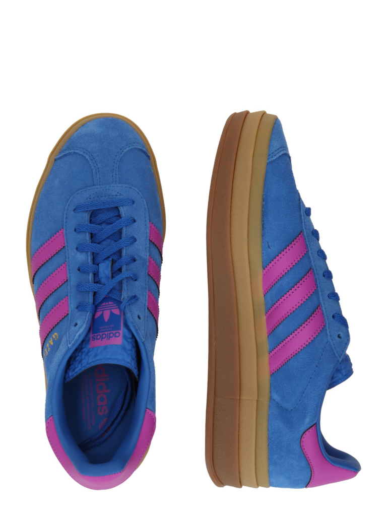 ADIDAS ORIGINALS Sneaker low 'Gazelle Bold'  albastru denim / mov orhidee