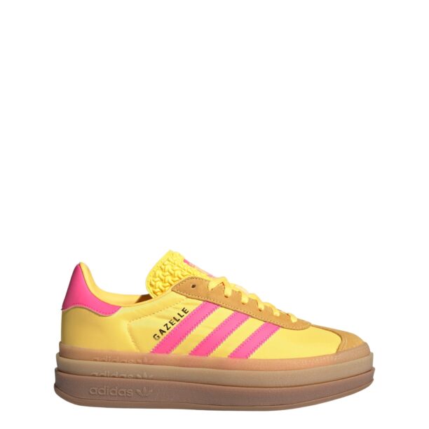 ADIDAS ORIGINALS Sneaker low 'Gazelle Bold'  galben / galben șofran / roz deschis / negru