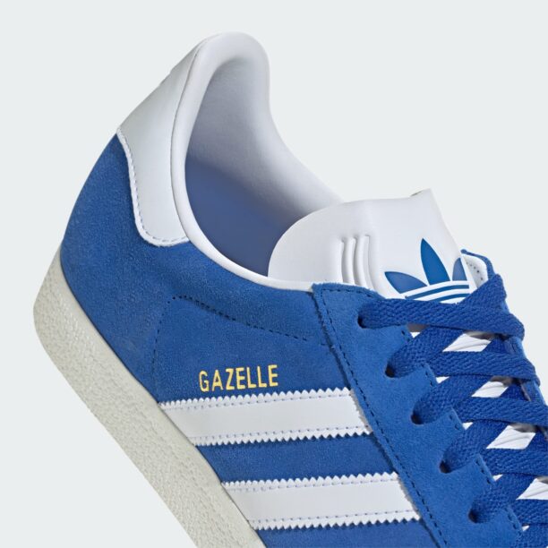 Original ADIDAS ORIGINALS Sneaker low 'Gazelle'  albastru / alb