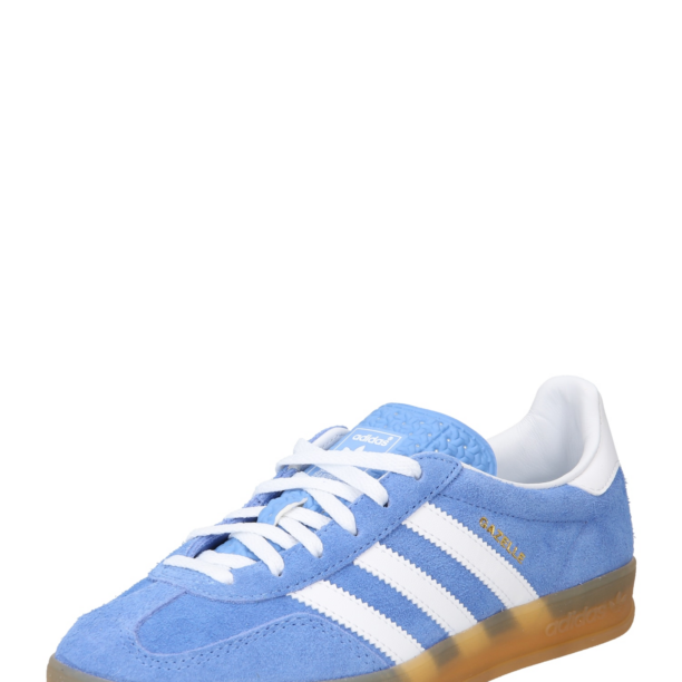 ADIDAS ORIGINALS Sneaker low 'Gazelle'  azuriu / auriu / alb