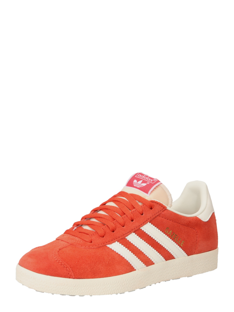 ADIDAS ORIGINALS Sneaker low 'Gazelle'  bej / roșu / negru / alb murdar