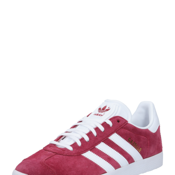 ADIDAS ORIGINALS Sneaker low 'Gazelle'  roșu merlot / alb