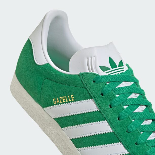 Original ADIDAS ORIGINALS Sneaker low 'Gazelle'  verde / alb