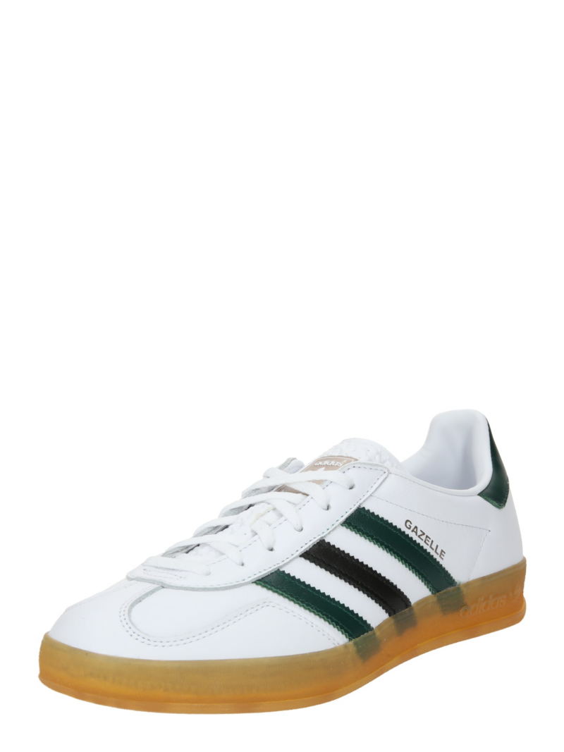 ADIDAS ORIGINALS Sneaker low 'Gazelle'  verde închis / negru / alb