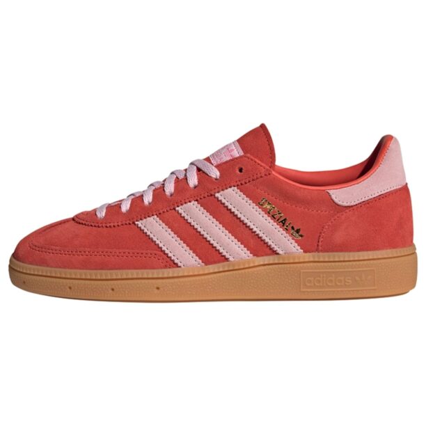 ADIDAS ORIGINALS Sneaker low 'Handball Spezial'  galben auriu / roz pal / roșu deschis