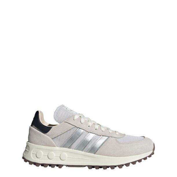 ADIDAS ORIGINALS Sneaker low 'LA Trainer'  gri argintiu / negru / alb lână