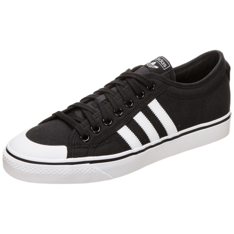 ADIDAS ORIGINALS Sneaker low 'Nizza'  negru / alb