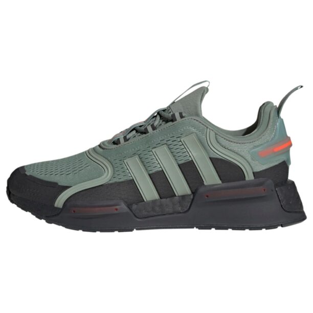 ADIDAS ORIGINALS Sneaker low 'Nmd_V3'  gri metalic / verde / portocaliu