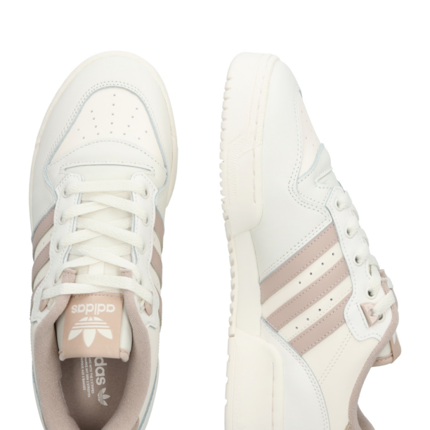 ADIDAS ORIGINALS Sneaker low 'RIVALRY'  culoarea pielii / alb / alb lână