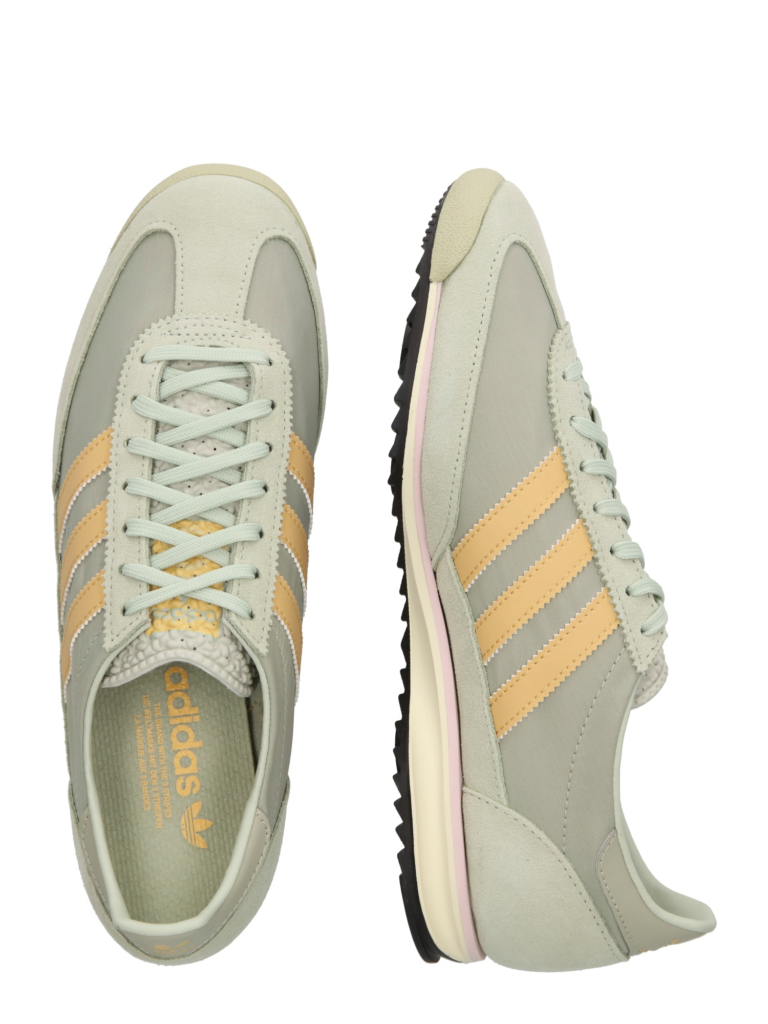 ADIDAS ORIGINALS Sneaker low 'SL 72 OG'  verde pastel / portocaliu