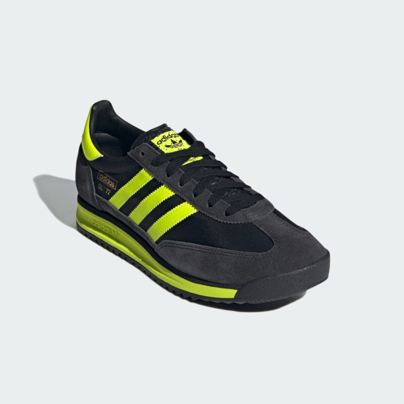 Preţ ADIDAS ORIGINALS Sneaker low 'SL 72 RS'  galben neon / negru