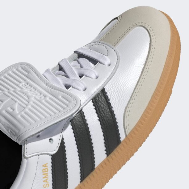 Original ADIDAS ORIGINALS Sneaker low 'Samba'  bej / auriu / negru / alb