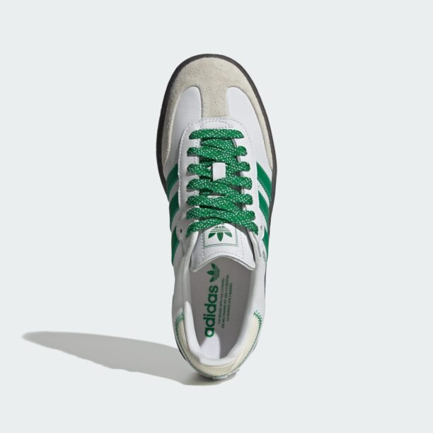 ADIDAS ORIGINALS Sneaker low 'Samba'  ecru / verde / alb preţ